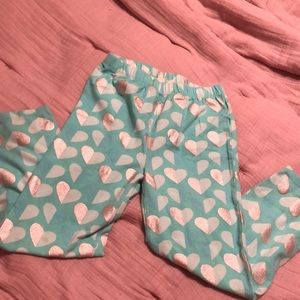 Girls Heart Leggings - Size XL (12)